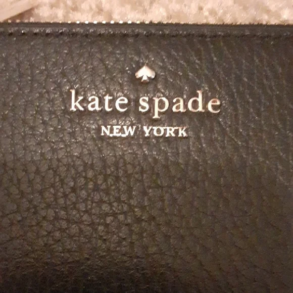 Kate Spade Black Leather Wallet - Picture 2 of 8